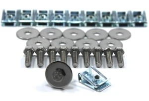Audi Q5 Tt 80 90 N90168604 Fang Radmuttern Panel C Clips & Edelstahl Schrauben - Bild 1 von 6