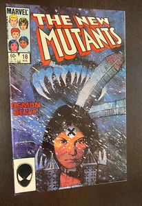 NEW MUTANTS #18 (Marvel Comics 1983) -- 1st Appearance WARLOCK -- NM- - Picture 1 of 2