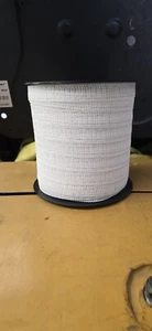 ELECTRIC FENCE TAPE 20mm x 200 Metre Roll White Poly Fencing Horse Paddock - Picture 1 of 1