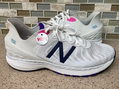 New Balance Fresh Foam 860 V11 White Shoes Sneakers Boys Sz 6 Wide Womens 8 - Image 1 of 4