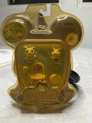 Boneco vintage Hamtaro Little Hamsters Big Adventures Bijou & Howdy raro 2000 - Imagem 1 de 3