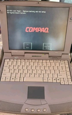 COMPAQ PRESARIO - COMPUTADORA PORTÁTIL MODELO # 2900D con cable de alimentación parcialmente probado Foto 1 de 4