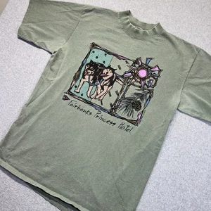 VTG Sutton’s Fairbanks Hotel T-Shirt Mens XL Green Single Stitch Fade USA 90s - Picture 1 of 13