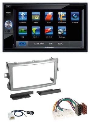 Blaupunkt SD Bluetooth 2DIN MP3 USB AUX Autoradio für Toyota Verso 2009-2018 sil - Bild 1 von 4