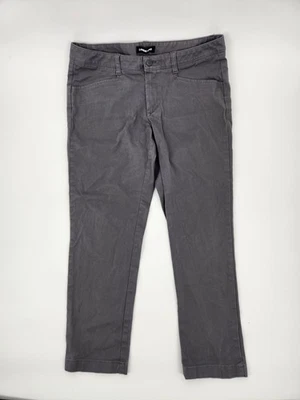 Lands End Womens Tan Dress Pants Classic Chino Pant Gray Size 8 Cotton Blend - Image 1 of 4