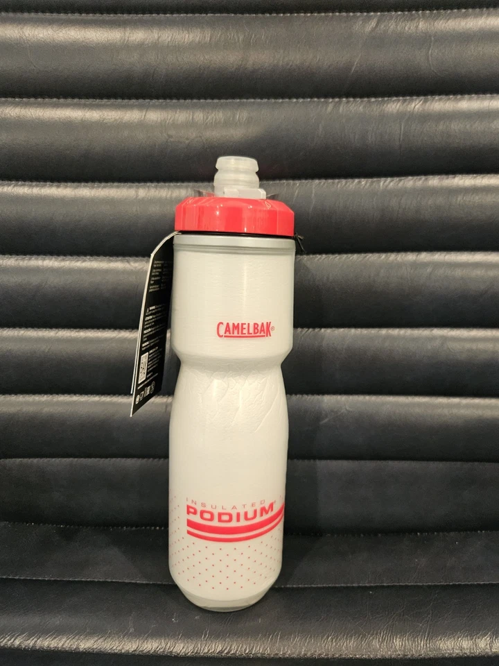 CamelBak Podium Chill Insulated Bike Water Bottle Fiery Red/White 24oz - Image 1 of 1