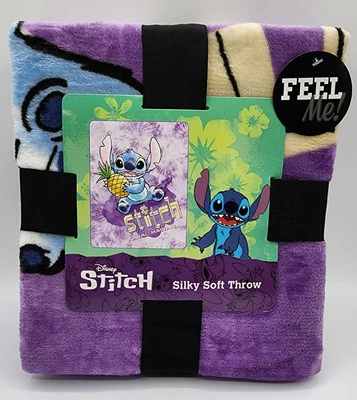 NEW! Disney Stitch Kauai, Hawaii Super Plush Throw Blanket 46 x 60" - Image 1 of 4