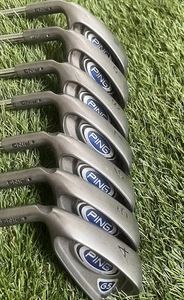 Mens Left Handed Ping G5 Iron Set 4-W Regular Flex Steel Shafts. Great Condition - Picture 1 of 9