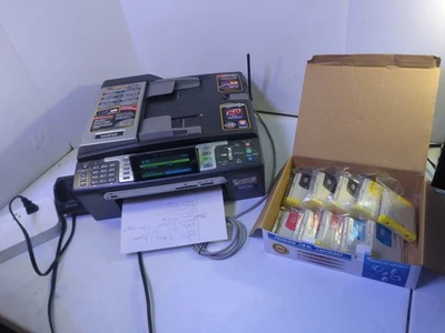 Brother MFC-885CW All-in-One Color Inkjet Printer Copier Scanner Fac Extra Ink! - Image 1 of 4
