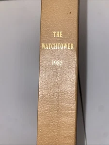 1982 Watchtower Bound Volume, Bible & Tract Society, Jehovah’s Witnesses - Bild 1 von 6