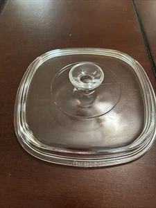 PYREX A-9-C Clear Glass Replacement Lid No chips or cracks LID ONLY - Picture 1 of 3