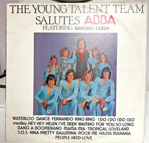 Young Talent Team – Salutes ABBA LP 1976 L25275 Festival Australia VG ABBA Cover - Picture 1 of 10