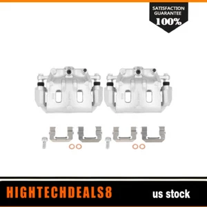 For 2007-2009 Pontiac Torrent Front Left Right Brake Caliper w/ Bracket Pair - Picture 1 of 7