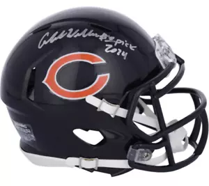 Caleb Williams Autografiado "#1 Pick 2024" Bears Mini Casco de Velocidad Fanáticos - Imagen 1 de 2