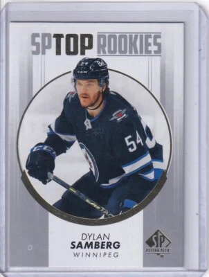2022-23 SP Authentic Top Rookies Dylan Samberg #TR-36 Winnipeg Jets - Image 1 of 2