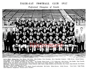 CFL 57 Grey Cup Champion Hamilton Tiger Cats Team Pic with Names 8 X 10 Photo - Picture 1 of 1