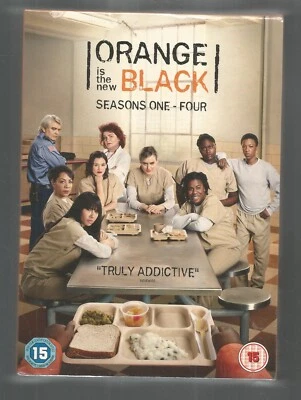 ORANGE IS THE NEW BLACK - SEASONS 1-4 - sealed/new - UK REGION 2 DVD BOX SET - Image 1 of 4