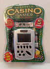 NEW 5-in-1 Casino Games Pocket Arcade Handheld FM Radio + Electronic Game