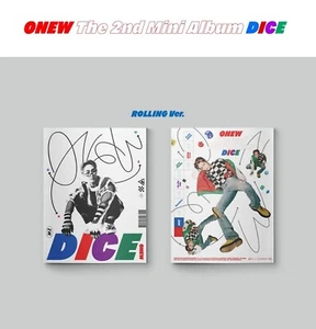 K-POP ONEW SHINee 2nd Mini Album [DICE] ROLLING Ver. CD+80p Book+2p Card+Sticker - Imagen 1 de 12