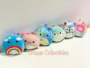 Squishmallows Archie Zinx Vera Serene Felexine Phoenix 3.5" Clip ons Bundle NEW - Picture 1 of 8