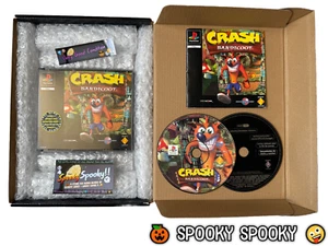 Crash Bandicoot PS1 Big Box - UK PAL VGC CIB with Demo - High Quality Packing - Picture 1 of 16