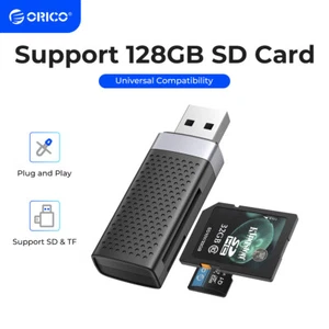 ORICO Type C USB2.0 Card Reader Memory Portable Type-C+TF/SD Smart Card Reader - Picture 1 of 9