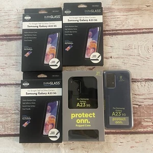 Duraglass Verre Trempé Protecteur d'écran Samsung Galaxy A23 5G et coques téléphone - Photo 1 sur 5