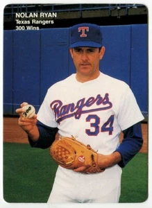 Galletas de madre 1991 #4 Nolan Ryan Texas Rangers - 300 victorias - Imagen 1 de 2