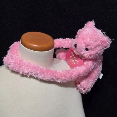 Tarjetero de regalo vintage limitado también $9,50 rosa colgante oso de peluche animal peluche Foto 1 de 4