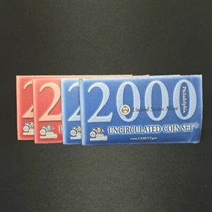 2 - 2000 United States Mint Uncirculated Coin Sets Philadelphia And Denver Mints - Picture 1 of 5