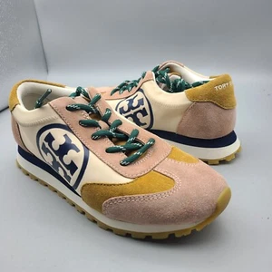 Tory Burch Annie Nylon Runner Logo Sneaker Comfort Shoes Lightweight Sz 5 36 New - Picture 1 of 8
