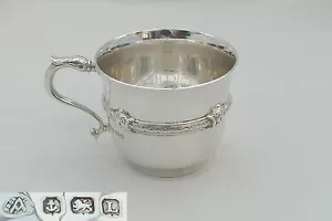 RARO TANKARD CELTICO GEORGE V HM ARGENTO STERLING 1935 - Foto 1 di 12