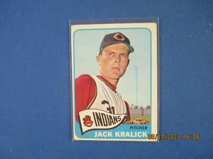 1965 Topps Baseball # 535 Jack Kralick VG - Picture 1 of 2