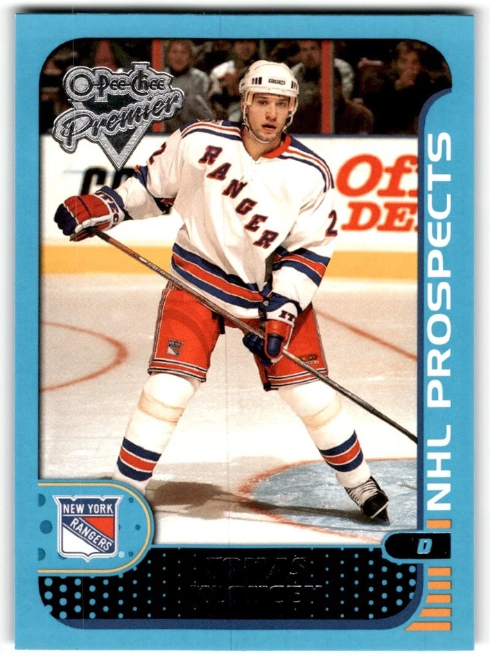 Tomas Kloucek 2001-02 Topps OPC Premier Parallel #284 New York Rangers - Image 1 of 2