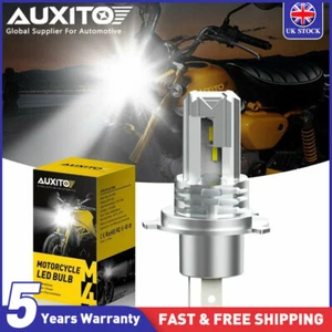 H4 9003 LED Motorcycle Headlight Bulb HID 6000K White High/Low Beam Super Bright - Picture 1 of 7