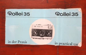 ROLLEI 35 ANLEITUNGSBUCH / 177726 - Bild 1 von 1