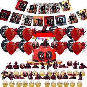 DEADPOOL balloon birthday party supplies favor centerpiece decoration theme - Picture 1 of 70