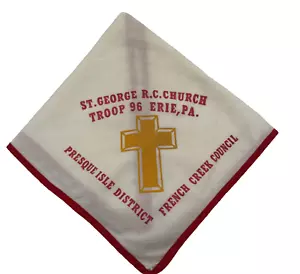 Pañuelo para el cuello French Creek Council Presque Isla Dist troop 96 Erie, PA Boy Scout - Imagen 1 de 4