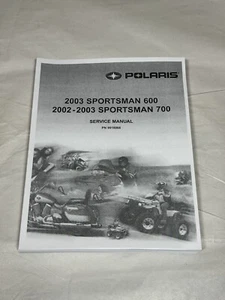 Official Service Shop Repair Manual 2002 2003 Polaris Sportsman 600 700 - Picture 1 of 3
