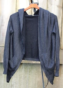 Lululemon - Cabin Yogi Reversible Hooded Cardigan Wrap, Boolux Cashmere, S/Med - Picture 1 of 10
