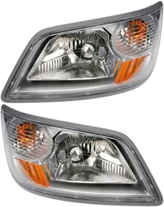 Kit of Left & Right Headlights Dorman 888-5759, 888-5760 Fits 06-14 Hino - Picture 1 of 2