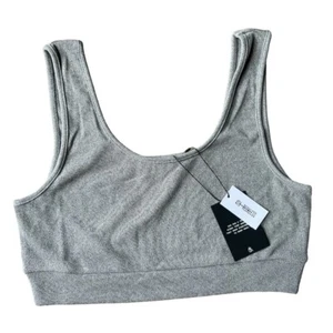 Nuevo con etiquetas 4th and Reckless Henry Jersey Bralet Acanalado en Gris, Talla US XL - Imagen 1 de 7