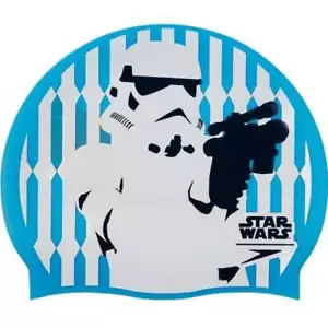 SPEEDO Star Wars Print Cap Stormtrooper Blue/White UNISEX - Picture 1 of 1