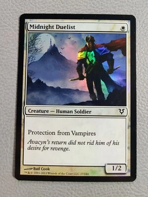Midnight Duelist Foil | MP | Avacyn Restored | Magic the Gathering MTG  - Image 1 of 2