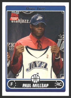 Paul Millsap #253 2006-07 Topps Utah Jazz RC Rookie - Image 1 of 2