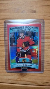 2019-20 O-Pee-Chee Platinum Red Prism Marquee Rookies Adam Boqvist #170 082/199 - Picture 1 of 2