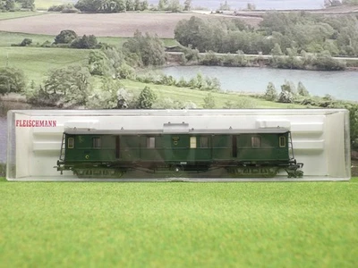 Fleischmann 5084 H0 1 Luggage Car in Original Packaging (WM) E1993 - Image 1 of 3