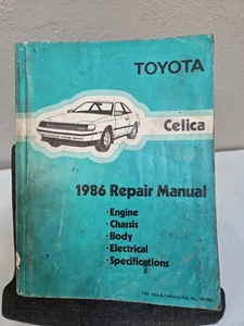 1986 Toyota Celica Coupe Workshop Shop Service Repair Manual Book ST GT GTS 2.0L - Picture 1 of 10
