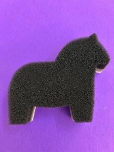 VIER DALAPFERD KÜCHENSCHWÄMME, SCHWEDISCH, SCHWEDEN, SCHWARZ-WEISS, IKEA - Bild 1 von 4