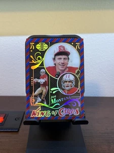 2022 Panini Illusions King Of Cards Red Blue Prizm FOTL #KC-9 Joe Montana /10 - Picture 1 of 2